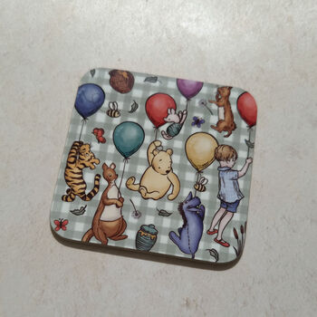 Winnie And Friends Pattern Coaster With Free Gift Card, 3 of 6