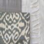 Grey Silk Decorative Cushion Cover, thumbnail 7 of 7