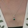 Emerald Necklace, May Birthstone, thumbnail 3 of 8