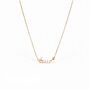 Angel Luxe 18k Gold Plated 1111 Manifest Necklace, thumbnail 3 of 3