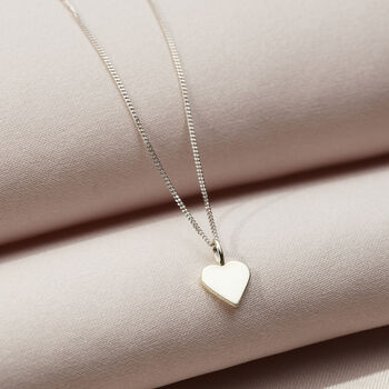 Mini 9ct Gold Initial Heart Necklace, 4 of 7