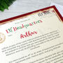 Personalised Elf Surveillance Christmas Letter, thumbnail 3 of 4