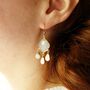 Bohemian Moonstone Dangle Earrings, thumbnail 1 of 3