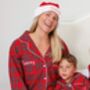 Personalised Women’s Tartan Luxury Christmas Brushed Cotton Pyjamas, thumbnail 2 of 7