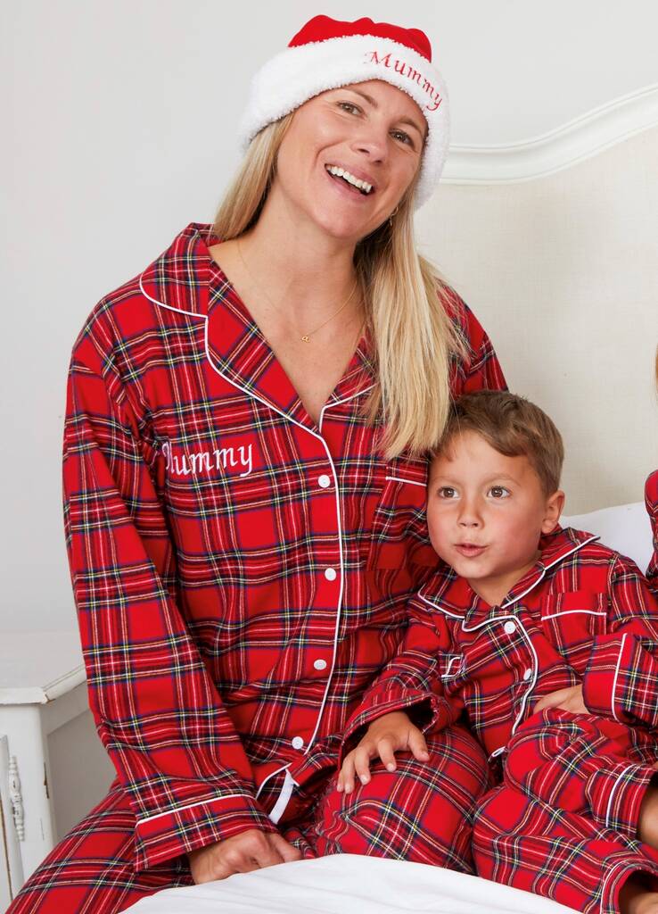 Luxury christmas pyjamas top