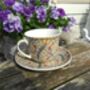Large Cup And Saucer In William Morris Flora Design, thumbnail 5 of 8