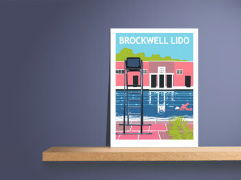 Brockwell Lido Screen Print, 2 of 2
