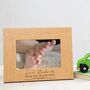 Personalised Engraved Baby Girl Christening Photo Frame, thumbnail 3 of 9