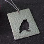 Sterling Silver Robin Silhouette Pendant, thumbnail 4 of 11