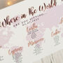 Where In The World Wedding Table Seating Plan, thumbnail 3 of 11