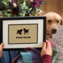 Personalised Cat And Dog Breed Print For Two Pets, thumbnail 1 of 12