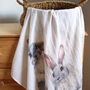 Bunny Rabbit Design Newborn Gift Set / Crib Sheet, thumbnail 3 of 5