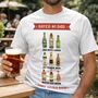 Rated #One Dad Personalised Beer T Shirt, thumbnail 5 of 6