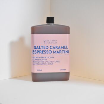 Six Salted Caramel Espresso Martinis And Garnish Box, 2 of 3