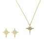 Northern Star Polaris Necklace And Stud Earring Set, thumbnail 3 of 6