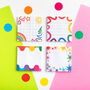 Colourful Sticky Notes Set Of Four, thumbnail 1 of 9