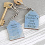 Personalised Fathers Day Gift Dad's Shed Keyring, thumbnail 1 of 4