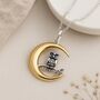 Personalised Owl Necklace In Sterling Silver And Gold, thumbnail 1 of 9