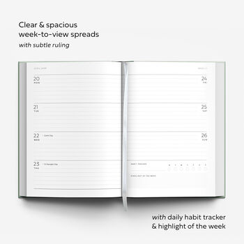 2026 Diary, Meal Planner And Pen: Stationery Gift Bundle, 7 of 12