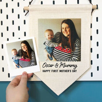 Mother's Day Personalised Photo Hanging Banner Flag, 3 of 9