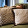 Brown Fringed Cushion Cover, thumbnail 6 of 6