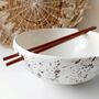 Large Handmade Ramen Bowl With Chopsticks, thumbnail 3 of 12