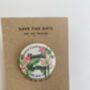 Botanical Hothouse Floral Save The Date Magnet, thumbnail 4 of 7