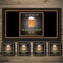 Personalised Bar Runner And Coasters Brave Boozer, thumbnail 1 of 6