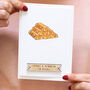 Personalised 50th Golden Wedding Anniversary Card, thumbnail 1 of 3
