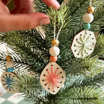 Woven Snowflake Decoration Kit, 7 of 11