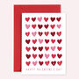 Personalised Memorable Date Valentine's Card, thumbnail 2 of 5