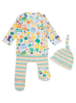 Three Piece Baby Outfit | Organic Cotton Gift Set, 2 of 11