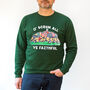 Funny Rugby Unisex Christmas Jumper, thumbnail 2 of 9