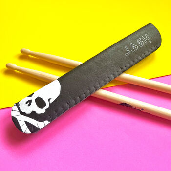 Skull Drum Stick Case Holder Personalised, 2 of 4