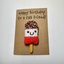 Personalised Fab Lolly Crochet Birthday Card Handmade, thumbnail 4 of 10