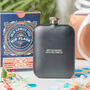 Personalised 50th Birthday Year Hip Flask, thumbnail 2 of 8