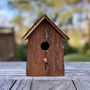 Wooden Bark Bird Nest Box, thumbnail 5 of 6