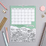 2024 City Drawings Wall Calendar, thumbnail 5 of 6