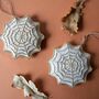 Irish Linen Spider’s Web Halloween Christmas Decoration, thumbnail 5 of 7