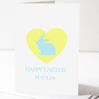 Personalised Bunny Rabbit Card, 2 of 4