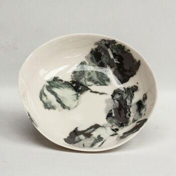 Nerikomi Porcelain Militum Pattern Bowl By Jp, 3 of 5