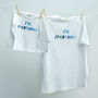 Babygrow Film Quote 'I'm Spartacus' Gift Set For Twins, thumbnail 3 of 3