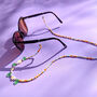Mother Of Pearl Daisy Beaded Sunglasses Chain, thumbnail 10 of 12
