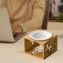 Butterfly Carved Wooden Oil Wax Melt Burner, thumbnail 5 of 8