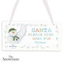 Personalised The Snowman Let It Snow Santa Stop Here Wooden Sign, thumbnail 3 of 3