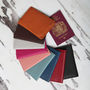 Personalised Leather Passport Holder, thumbnail 11 of 12