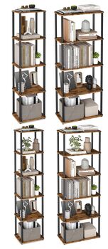 Multi Tier Storage Shelf Standing Shelving Unit Rack, 6 of 6