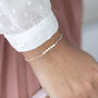 Delicate Swarovski Pearl Bracelet, thumbnail 1 of 11