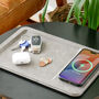 Leather Vanity Tray And Wireless Phone Charger, thumbnail 12 of 12