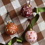 Personalised Hand Painted Festive Bauble Decoration, thumbnail 7 of 9